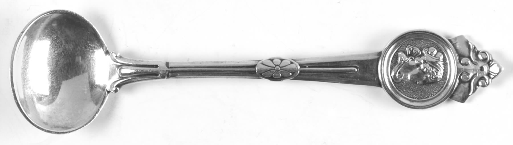 Medallion (Sterling, 1864) Master Salt Spoon by Gorham Silver-1