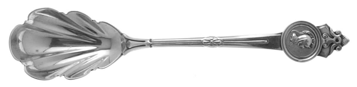 Medallion (Sterling, 1864) Sugar Shell Spoon by Gorham Silver-1