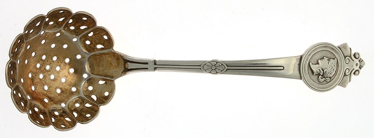 Medallion (Sterling, 1864) Small Sugar Sifter by Gorham Silver-1