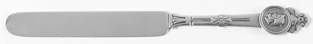 Medallion (Sterling, 1864) Solid Dessert/Tea Knife by Gorham Silver-1