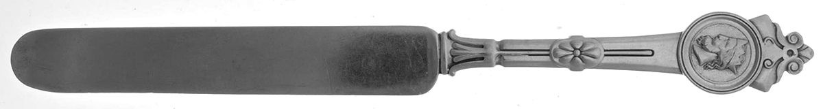 Medallion (Sterling, 1864) Solid Dessert/Tea Knife by Gorham Silver-1
