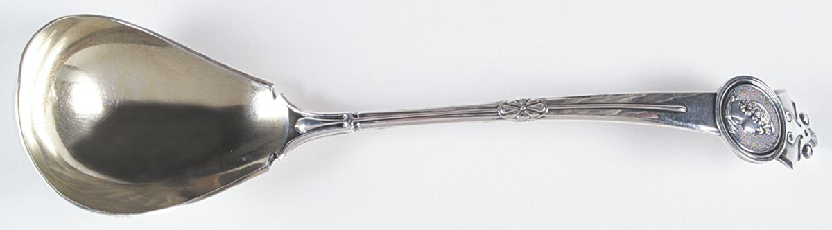 Medallion (Sterling, 1864) Small Solid Soup Ladle by Gorham Silver-1