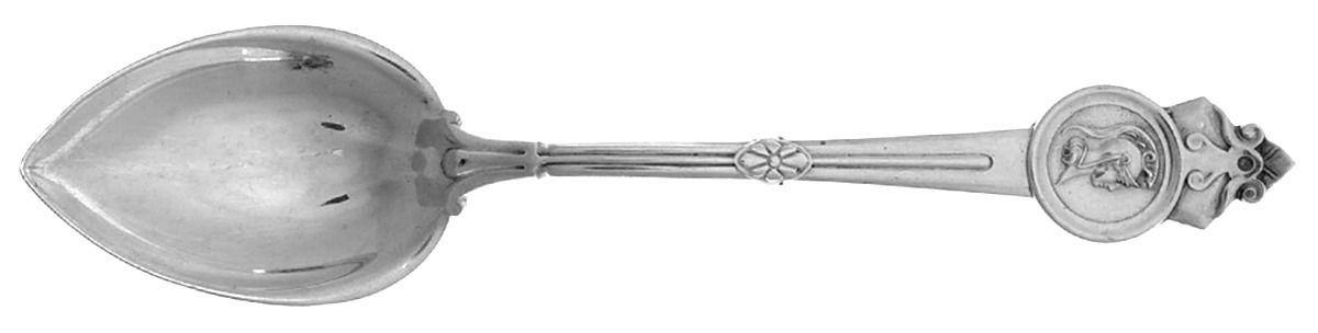Medallion (Sterling, 1864) Individual Grapefruit Spoon by Gorham Silver-1