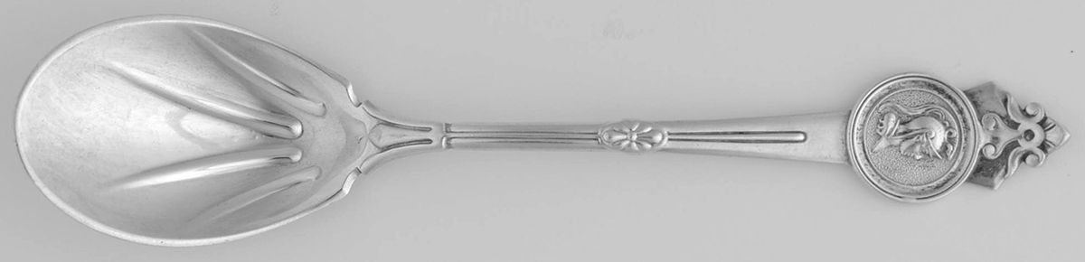 Medallion (Sterling, 1864) Ice Cream Spoon Individual by Gorham Silver-1