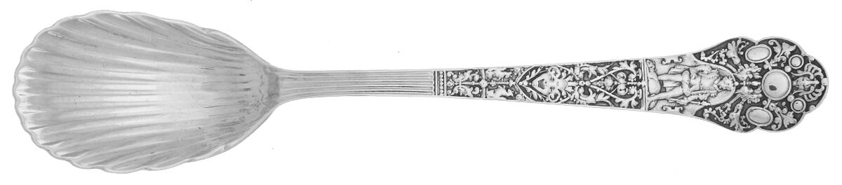 Medici-Old (Sterling, 1880, No Monograms) Sorbet Spoon by Gorham Silver-1