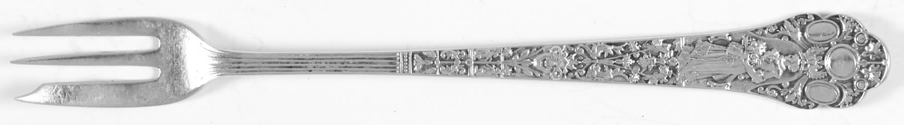 Medici-Old (Sterling, 1880, No Monograms) Cocktail/Seafood Fork by Gorham Silver-1