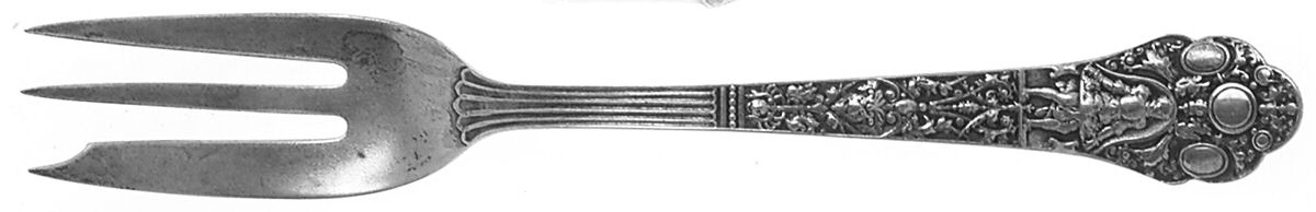 Medici-Old (Sterling, 1880, No Monograms) Old Style Pickle Fork by Gorham Silver-1