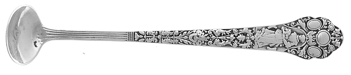 Medici-Old (Sterling, 1880, No Monograms) Mustard Spoon by Gorham Silver-1