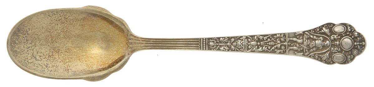 Medici-Old (Sterling, 1880, No Monograms) Ice Cream Spoon Individual by Gorham Silver-1
