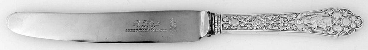 Medici-Old (Sterling, 1880, No Monograms) New French Hollow Knife by Gorham Silver-1