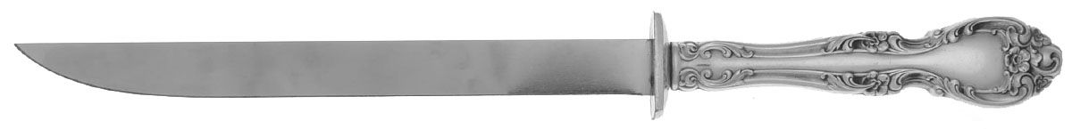 Melrose (Sterling, 1948, No Monograms) Small Carving Knife W/Sterling Guard by Gorham Silver-1