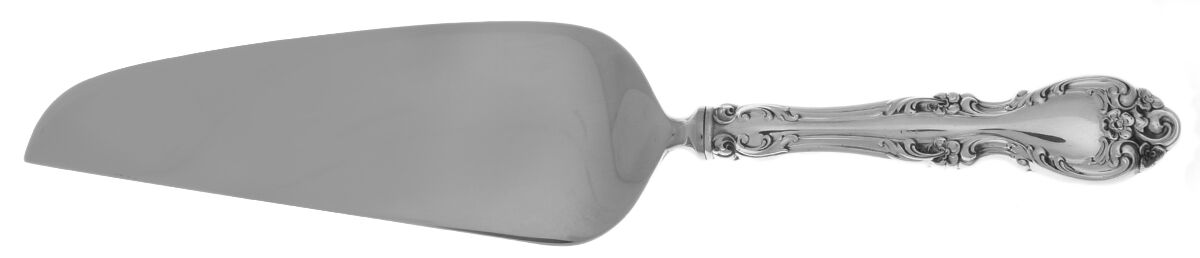 Melrose (Sterling, 1948, No Monograms) Pie & Cake Server with Stainless Blade by Gorham Silver-1