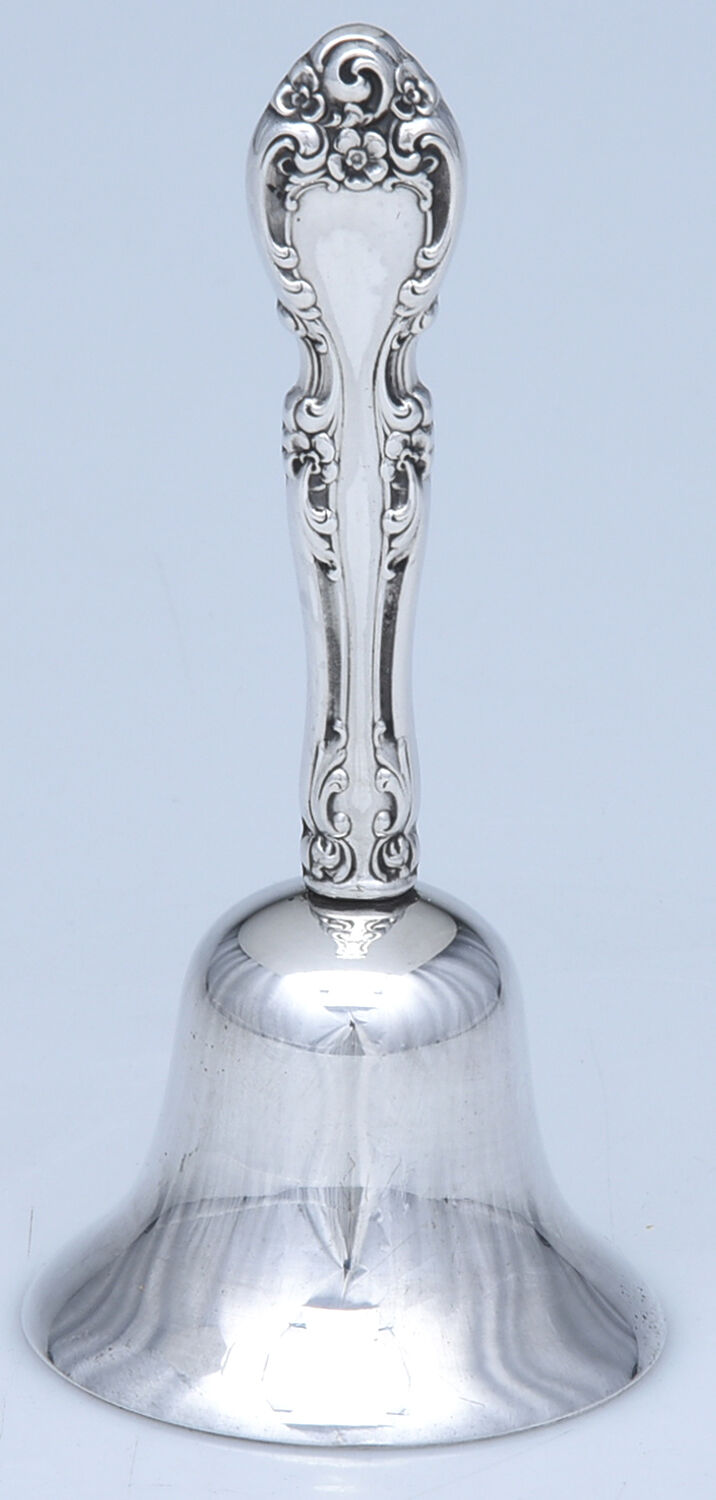 Melrose (Sterling, 1948, No Monograms) Plated Bell with Sterling Handle by Gorham Silver-1