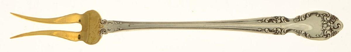 Melrose (Sterling, 1948, No Monograms) Short Handle Pickle/Olive Fork by Gorham Silver-1