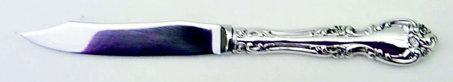 Melrose (Sterling, 1948, No Monograms) Individual Fruit Knife with Stainless Blade by Gorham Silver-1