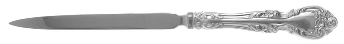 Melrose (Sterling, 1948, No Monograms) Letter Opener with Stainless Blade by Gorham Silver-1