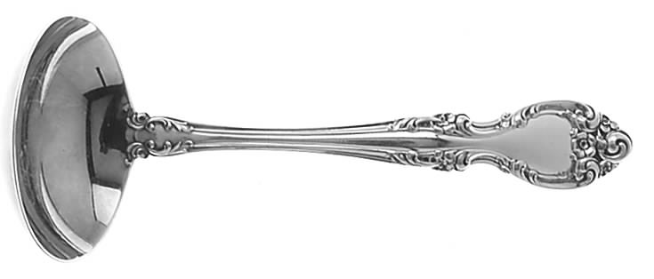 Melrose (Sterling, 1948, No Monograms) Solid Gravy Ladle by Gorham Silver-1