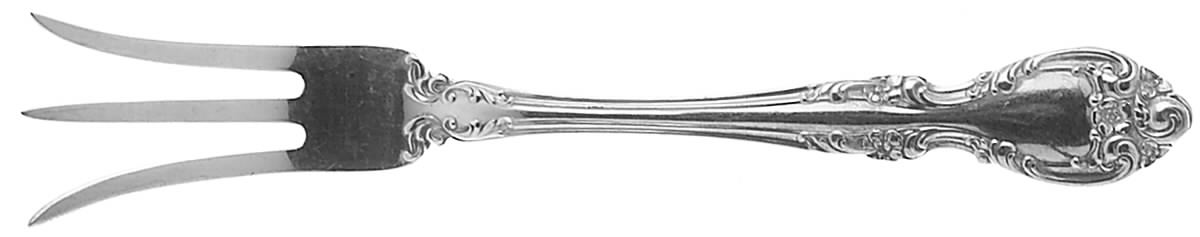 Melrose (Sterling, 1948, No Monograms) Lemon Fork by Gorham Silver-1
