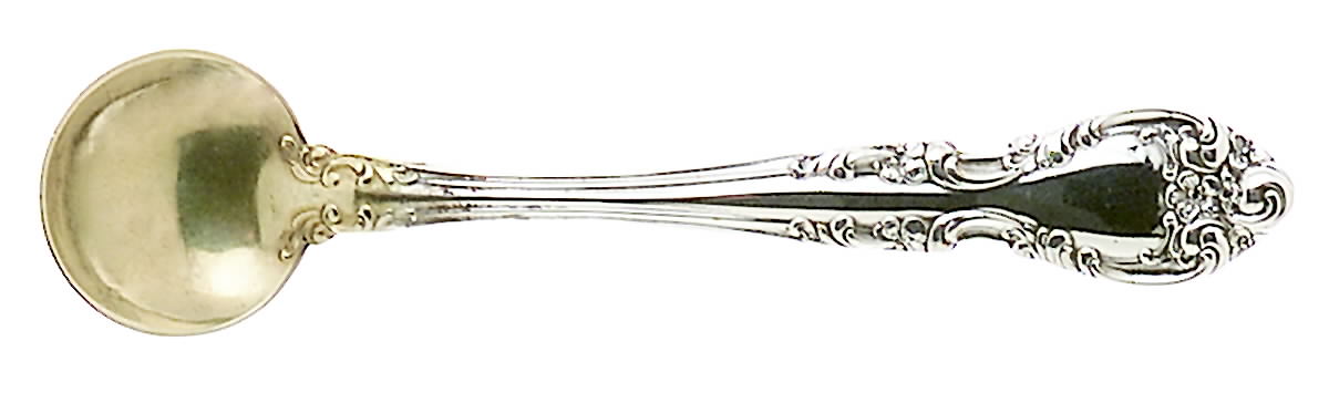 Melrose (Sterling, 1948, No Monograms) Individual Salt Spoon by Gorham Silver-1