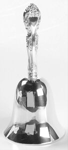 Melrose (Sterling, 1948, No Monograms) Plated Bell with Sterling Handle by Gorham Silver-1