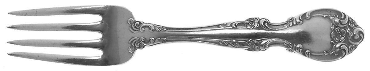 Melrose (Sterling, 1948, No Monograms) Baby Fork by Gorham Silver-1
