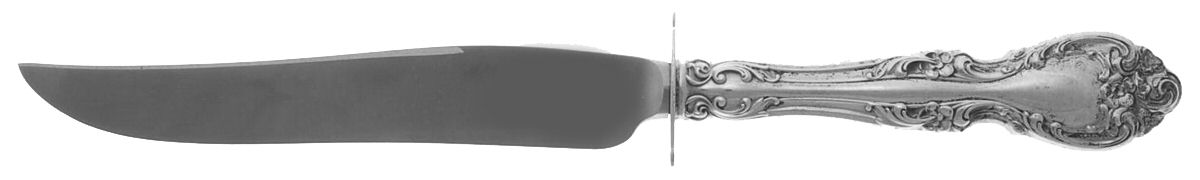 Melrose (Sterling, 1948, No Monograms) Small Steak Carving Knife with Stainless Blade by Gorham Silver-1