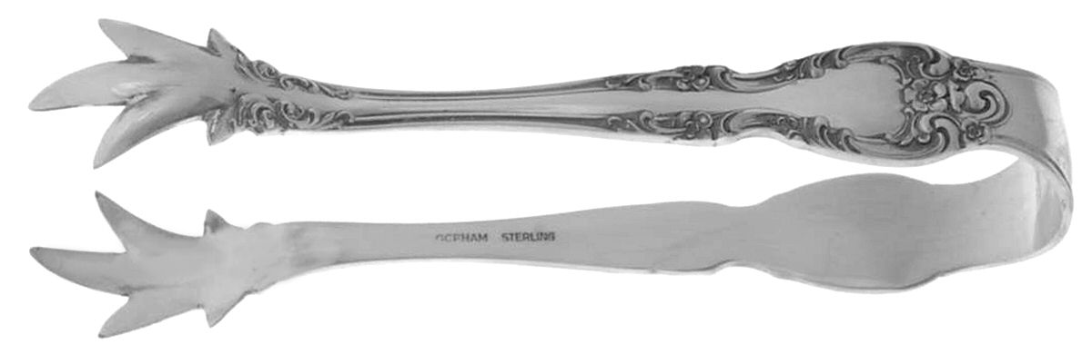Melrose (Sterling, 1948, No Monograms) Sugar Tongs by Gorham Silver-1