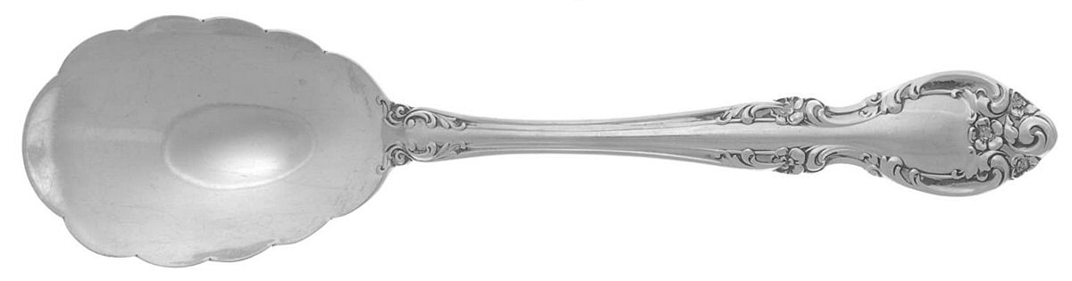 Melrose (Sterling, 1948, No Monograms) Sugar Shell Spoon by Gorham Silver-1