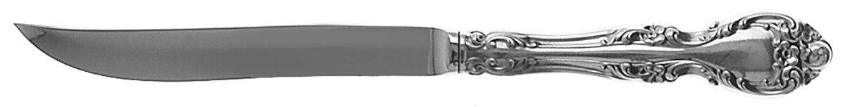 Melrose (Sterling, 1948, No Monograms) Individual Steak Knife w/Bevel Blade by Gorham Silver-1
