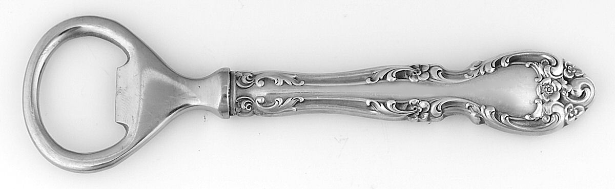 Melrose (Sterling, 1948, No Monograms) Bottle Opener with Stainless Bowl by Gorham Silver-1