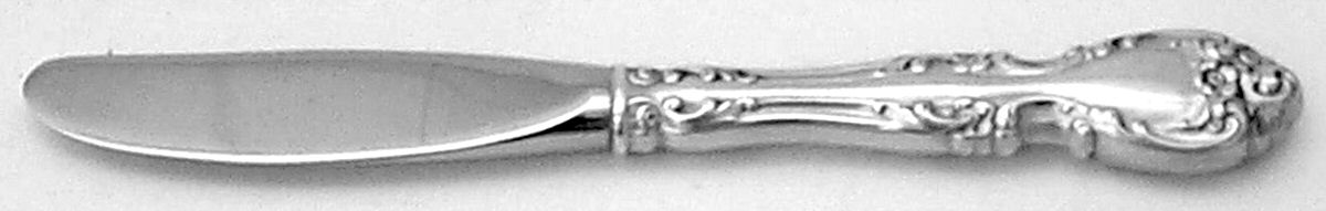 Melrose (Sterling, 1948, No Monograms) Modern Hollow Butter Spreader (Stainless) by Gorham Silver-1
