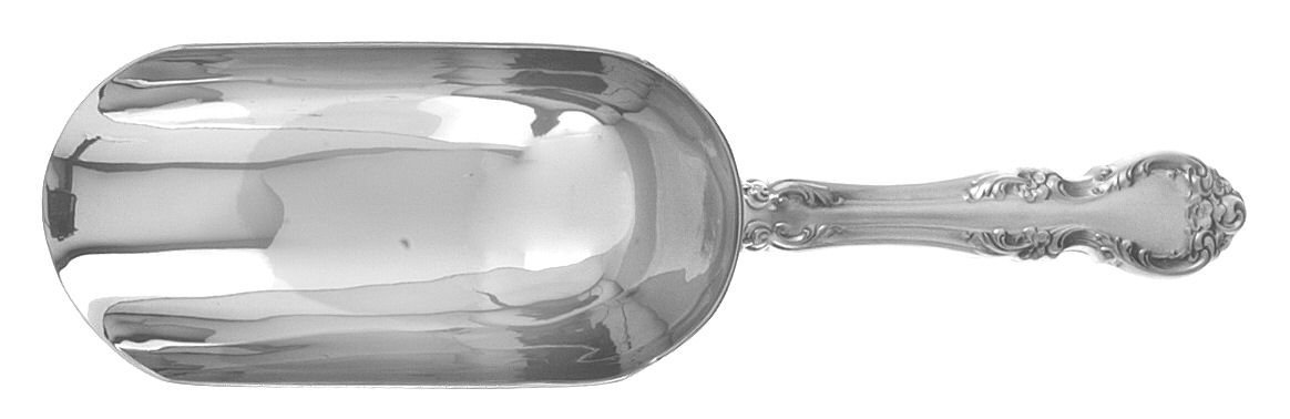 Melrose (Sterling, 1948, No Monograms) Ice Scoop with Silverplate Bowl by Gorham Silver-1