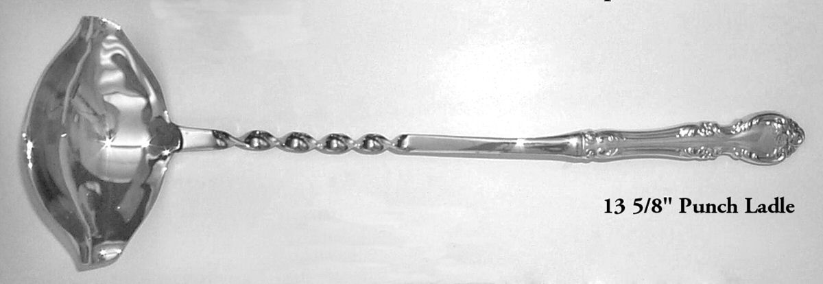 Melrose (Sterling, 1948, No Monograms) Punch Ladle with Stainless Bowl by Gorham Silver-1