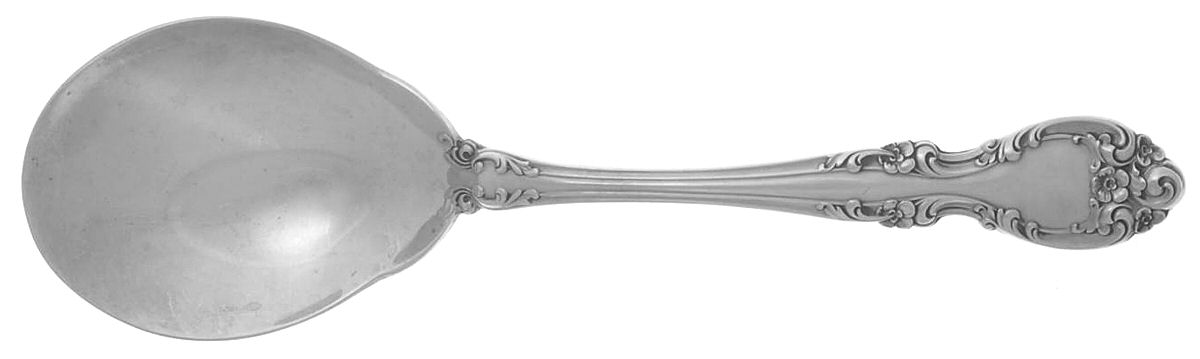 Melrose (Sterling, 1948, No Monograms) Solid Salad Serving Spoon by Gorham Silver-1