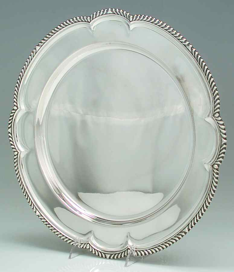 Sterling Hollowware 14" Round Tray by Gorham Silver-1