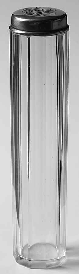 Sterling Hollowware Crystal Toothbrush Holder with Sterling Lid by Gorham Silver-1
