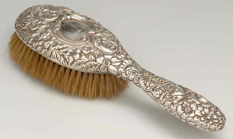 Sterling Hollowware Hair Brush by Gorham Silver-1