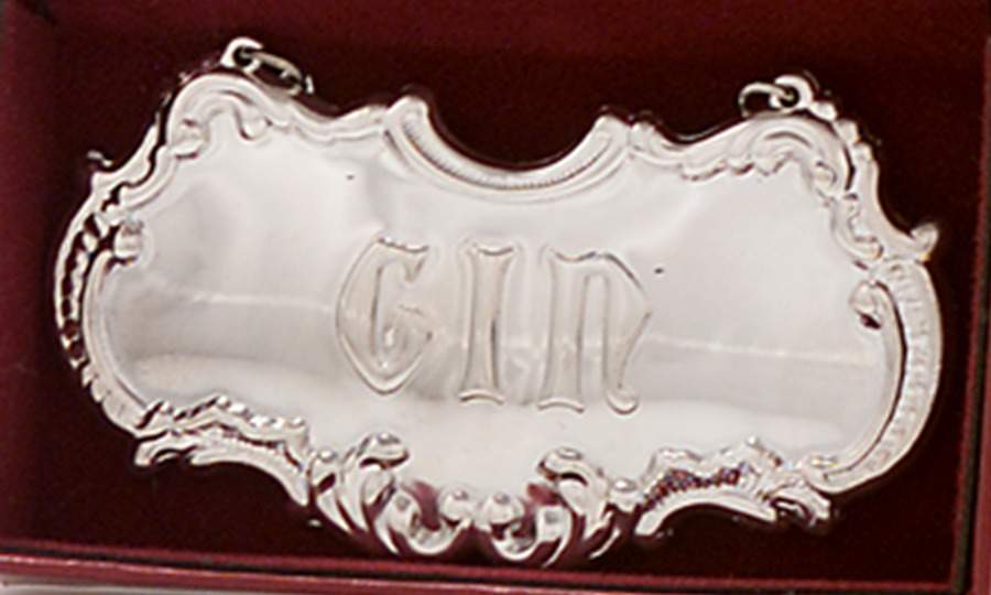 Silverplate Hollowware Decanter Label by Gorham Silver-1