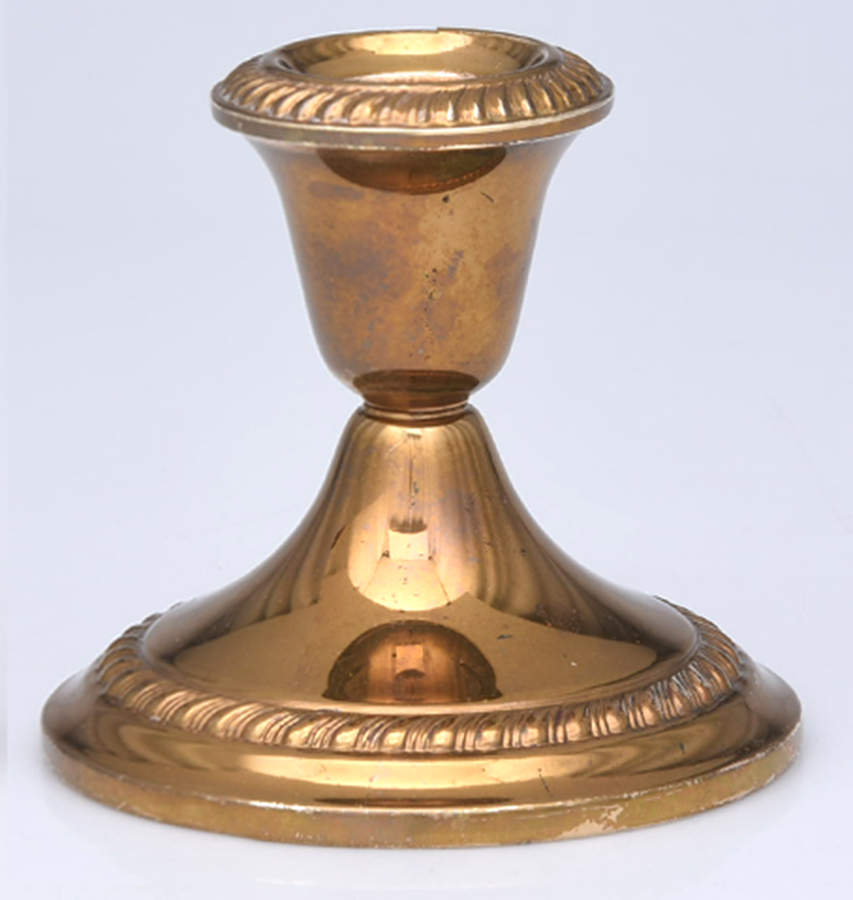 Silverplate Hollowware 3" Console Candleholder by Gorham Silver-1