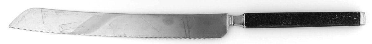 Morocco (Stainless) Wedding Cake Knife with Stainless Blade by Gorham Silver-1
