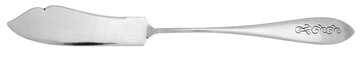 Mothers-Old (Sterling, 1875) Large Flat Handle Master Butter Knife by Gorham Silver-1