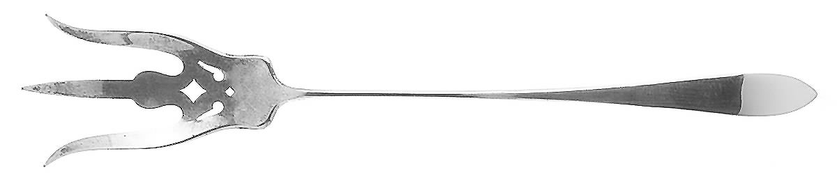 Mothers-Old (Sterling, 1875) Large Lettuce Serving Fork by Gorham Silver-1