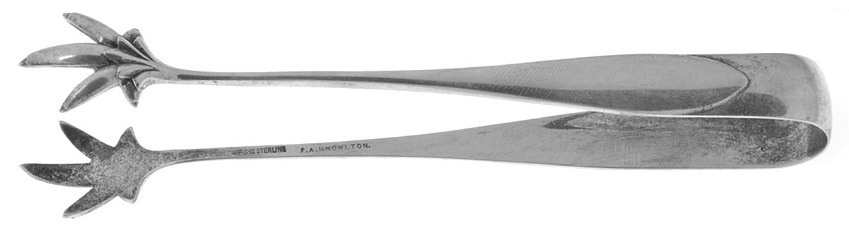 Mothers-Old (Sterling, 1875) Large Sugar Tongs by Gorham Silver-1