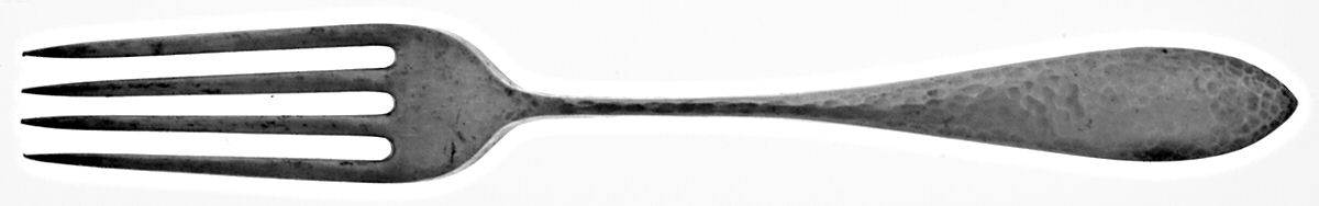 Mothers-Hammered (Sterling, 1875) Fork by Gorham Silver-1