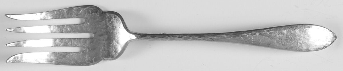 Mothers-Hammered (Sterling, 1875) Individual Salad Fork by Gorham Silver-1