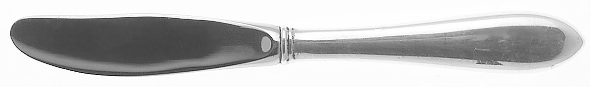 Mothers-New (Sterling, 1926) Modern Hollow Butter Spreader (Stainless) by Gorham Silver-1