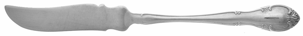 Musette (Stainless) Flat Handle Master Butter Knife by Gorham Silver-1