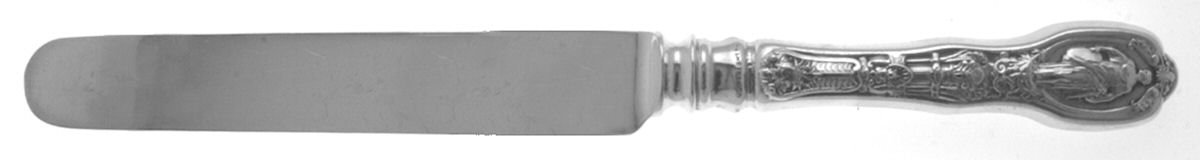 Mythologique (Sterling, 1894, Old, NoBeads, NoFaceBow) Blunt Hollow Knife with Bolster by Gorham Silver-1