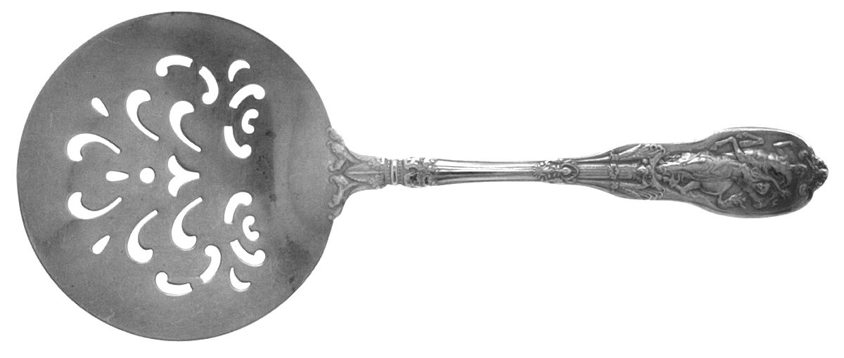 Mythologique (Sterling, 1894, Old, NoBeads, NoFaceBow) Tomato Server, Solid Piece by Gorham Silver-1