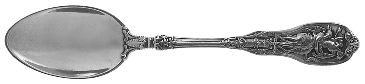 Mythologique (Sterling, 1894, Old, NoBeads, NoFaceBow) Five O'Clock Teaspoon by Gorham Silver-1